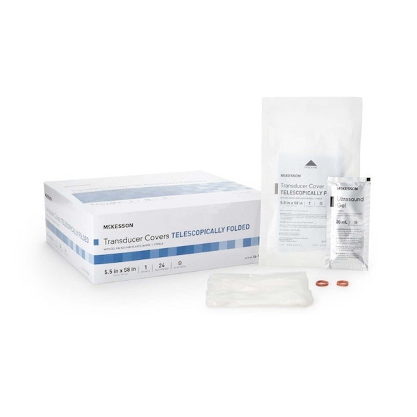 Mckesson Transducer Cover, 5-1/2 X 58 Inch, 240PK 16-1406 - main